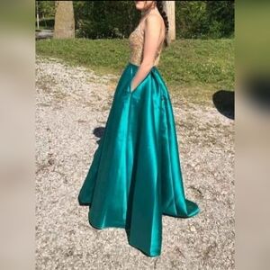 Emerald Green Prom Dress